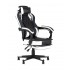 Кресло игровое TopChairs Virage черно-белое Кресло игровое TopChairs Virage черно-белое