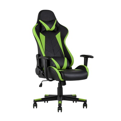 Кресло игровое TopChairs Gallardo зеленое Кресло игровое TopChairs Gallardo зеленое