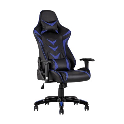 Кресло игровое TopChairs Corvette синее Кресло игровое TopChairs Corvette синее