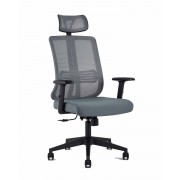 Кресло руководителя TopChairs Post серое
