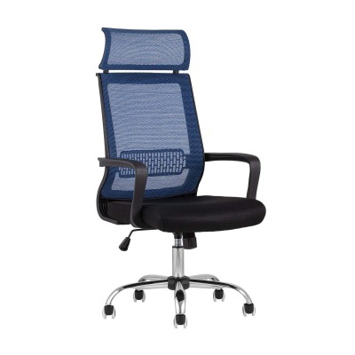 Кресло офисное TopChairs Style голубое Кресло офисное TopChairs Style голубое