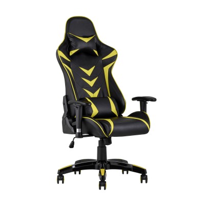 Кресло игровое TopChairs Corvette желтое Кресло игровое TopChairs Corvette желтое