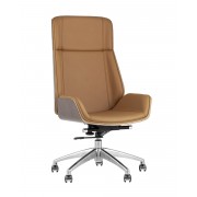 Кресло руководителя TopChairs Crown коричневое