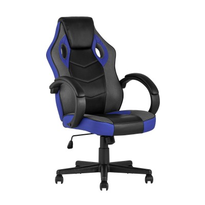 Кресло игровое TopChairs Sprinter синее Кресло игровое TopChairs Sprinter синее