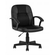 Кресло офисное TopChairs Comfort экокожа черное
