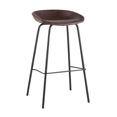 Стул барный Beetle Lite PU коричневый Стул барный Beetle Lite PU коричневый