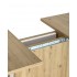Стол Barrel 110-145*70 дуб/белый Стол Barrel 110-145*70 дуб/белый