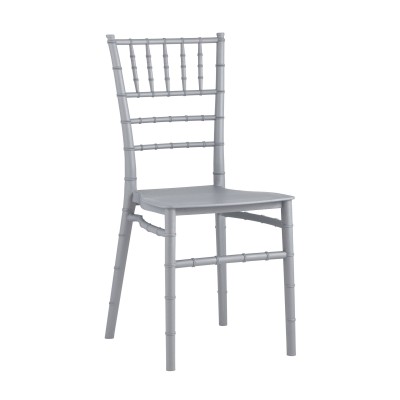 Стул Chiavari (Кьявари) пластик серебряный Стул Chiavari (Кьявари) пластик серебряный