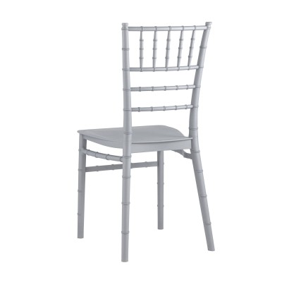 Стул Chiavari (Кьявари) пластик серебряный Стул Chiavari (Кьявари) пластик серебряный