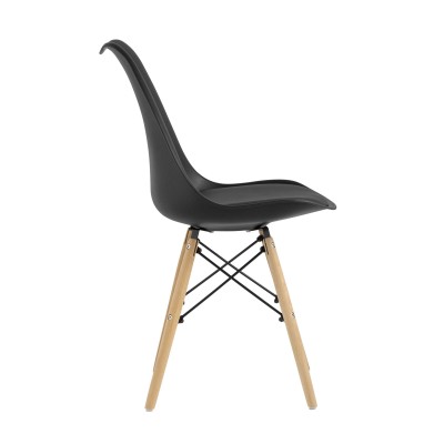 Стул Eames Soft черный Стул Eames Soft черный
