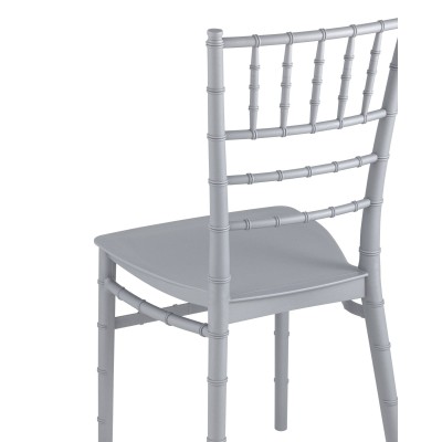 Стул Chiavari (Кьявари) пластик серебряный Стул Chiavari (Кьявари) пластик серебряный