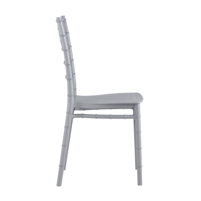 Стул Chiavari (Кьявари) пластик серебряный Стул Chiavari (Кьявари) пластик серебряный