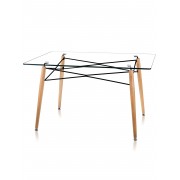Стол DSW 130*80, прозрачный