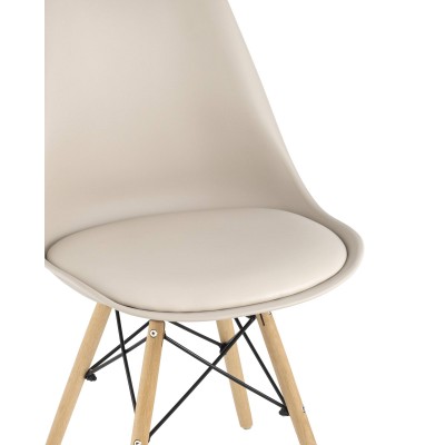 Стул Eames Soft бежевый Стул Eames Soft бежевый