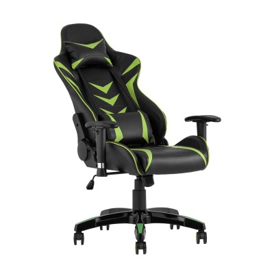 Кресло игровое TopChairs Corvette зеленое Кресло игровое TopChairs Corvette зеленое