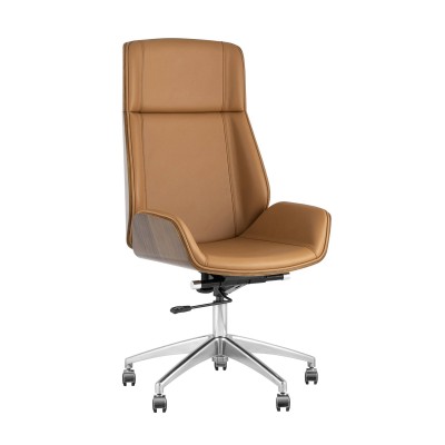 Кресло руководителя TopChairs Crown коричневое Кресло руководителя TopChairs Crown коричневое