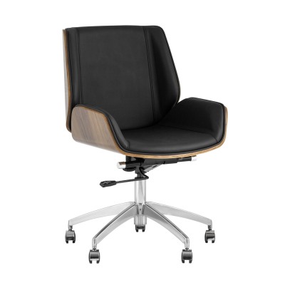 Кресло офисное TopChairs Crown черное Кресло офисное TopChairs Crown черное
