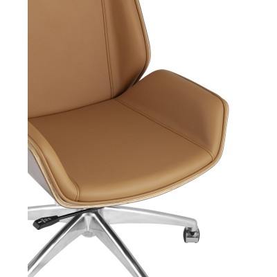 Кресло руководителя TopChairs Crown коричневое Кресло руководителя TopChairs Crown коричневое