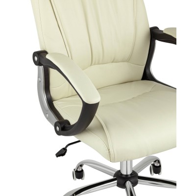 Кресло руководителя TopChairs Tower бежевое Кресло руководителя TopChairs Tower бежевое