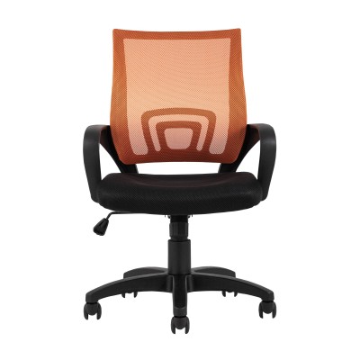 Кресло офисное TopChairs Simple оранжевое Кресло офисное TopChairs Simple оранжевое
