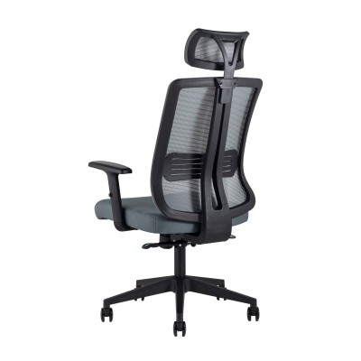 Кресло руководителя TopChairs Post серое Кресло руководителя TopChairs Post серое