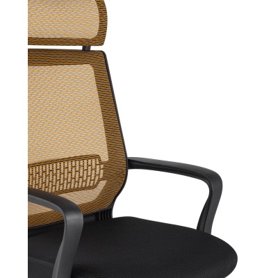 Кресло офисное TopChairs Style оранжевое Кресло офисное TopChairs Style оранжевое