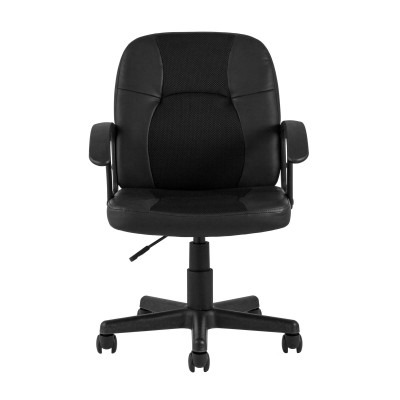 Кресло офисное TopChairs Comfort экокожа черное Кресло офисное TopChairs Comfort экокожа черное