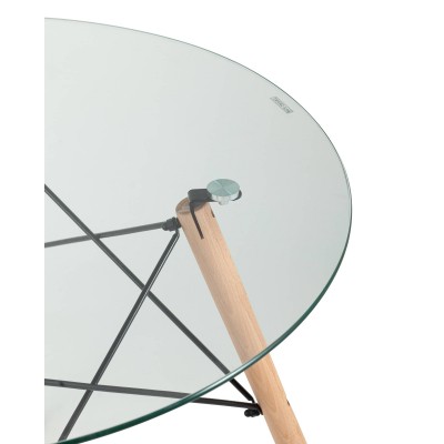 Стол DSW D80 стеклянный Стол DSW D80 стеклянный