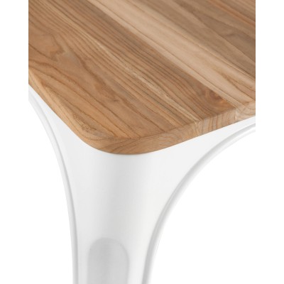 Стул TOLIX WOOD белый глянцевый Стул TOLIX WOOD белый глянцевый