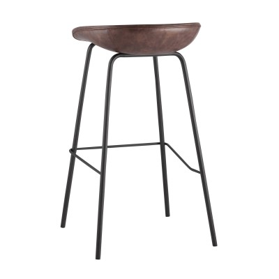 Стул барный Beetle Lite PU коричневый Стул барный Beetle Lite PU коричневый