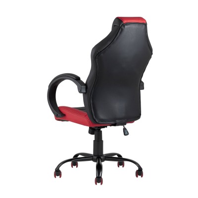 Кресло игровое TopChairs Racer Midi черно-красное Кресло игровое TopChairs Racer Midi черно-красное