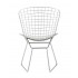 Стул обеденный Bertoia хромированный с белой подушкой Стул обеденный Bertoia хромированный с белой подушкой