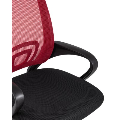 Кресло офисное TopChairs Simple красное Кресло офисное TopChairs Simple красное
