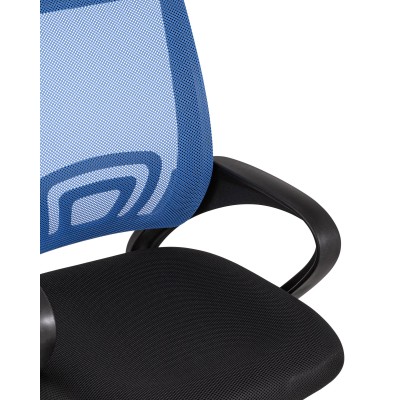 Кресло офисное TopChairs Simple синее Кресло офисное TopChairs Simple синее